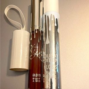 Kylie Cosmetics vintage 2016 holiday edition gloss in color Jolly.